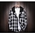 cheap Men&#039;s  Overshirts-Men&#039;s Button Up Shirt Shirt Jacket Shacket Black Red Blue Long Sleeve Daily Wear Clothing Apparel