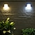 levne Venkovní nástěnná světla-2ks solární krok nástěnné oplocení venkovní voděodolné zahradní dekorace nádvoří světlo domácí led nástěnné svítidlo