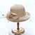 رخيصةأون قبعات الحفلة-قبعات أغطية الرأس البوليستر تول قبعة الدلو قبعة الماصة قبعة شمسية فضفاض مناسب للعطلات أنيق مع عقدة لون نقي خوذة أغطية الرأس