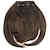 cheap Bangs-Clip in Bangs Air Bangs Real Hair Extensions Wispy Bangs Thin Fringe Hair Pieces Natural Fringe with Temples 1Piece Hairpieces for Women Girls