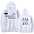 cheap Everyday Cosplay Anime Hoodies &amp; T-Shirts-The Umbrella Academy Season 3 TV Series Hoodie TV &amp; Movie Back To School Anime Classic Street Style For Couple&#039;s Men&#039;s Women&#039;s Adults&#039; Back To School Hot Stamping