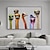 voordelige Schilderijen van dieren-mintura handgemaakte struisvogel aniamls olieverf op canvas muur kunst decoratie moderne abstracte foto voor home decor gerold frameloze ongestrekte schilderij