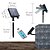 billige Soldrevet-LED gardinlamper sol 3x0.5m 4mx0.6m 5x0.8 24V lav spennings fjernkontroll solkraft plug-in dobbel bruk strømlampe utendørs fest hagedekorasjon fe-lamper