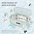 cheap Household Appliances-Jewelry Cleaner Ultrasonic Jewelry Cleaner Machine 45 Khz eyeglasses Cleaner for Eyeglasses, Watches, Earrings, Ring, Necklaces, Coins, Razors