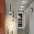 baratos Luzes pendentes-Luminárias suspensas ajustáveis de cobre led de 30 cm, luz pendente moderna mini lâmpada de teto suspensa para cozinha sala de estar quarto corredor