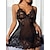 cheap Super Sale-Women&#039;s Chemises &amp; Negligees Dress Lovers Hot Pure Color Polyester Home Valentine&#039;s Day Straps Sleeveless Backless Spring Summer Black Wine
