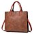 cheap Bag Sets-Women&#039;s Bag Set PU Leather Going out Office &amp; Career Zipper Solid Color Black Red Brown