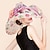 halpa Juhlahatut-Organza Kentucky Derby Hat / Fascinators / Hats with Flower 1pc Wedding / Special Occasion / Casual Headpiece