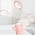 ieftine Lumini Interior-creativ drăguț animale de companie elefant animal lampă de birou cu LED plug-in de încărcare prin usb cu dublă utilizare Accesorii de învățare reglabile în 3 culori lampă de noptieră luminoasă și