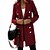 cheap Women&#039;s Coats &amp; Trench Coats-Women&#039;s Coat Long Quilted Coat Casual Fall Open Front V Neck Pockets Regular Fit