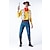 billiga Film- och TV-kostymer-Toy Story Vedartad Cosplay-kostym Halloween Rekvisita Maskerad Herr Film-cosplay Animé Halloween Gul Jul Halloween Nyår Väst Skjorta Byxor