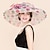 preiswerte Partyhut-Organza Kentucky Derby Hut / Fascinatoren / Hüte mit Blume 1 Stück Hochzeit / Besondere Anlässe / Alltag Kopfschmuck