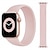 baratos Pulseiras de Apple Watch-Loop Solo Compatível com Pulseira Apple Watch Impermeável Elástico Ajustável Silicone macio pulseira de substituição para Series 8 7 6 5 4 3 2 1 SE