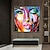 billige Personmalerier-mintura håndlaget ansikt oljemaleri på lerret veggkunst dekorasjon moderne abstrakt figur bilde for hjemmeinnredning rullet rammeløst ustrukket maleri
