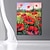 halpa Kukka-/kasvitaulut-käsintehty öljymaalaus kangasseinä taidekoriste abstrakti veitsi maalaus kukat punaiset kodin sisustukseen rullattu kehyksetön venyttämätön maalaus