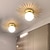 voordelige Plafondlampen-15cm plafondlampen geometrische vormen plafondlampen metalen artistieke stijl globe geometrische geschilderde afwerkingen artistieke nordic stijl 85-265v