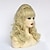 billiga Kostymperuk-bikupa peruk lång vågig blond peruk med smäll stor bouffant för kvinnor passar 80-tal eller fest halloween peruk