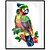 cheap Painting, Drawing &amp; Art Supplies-3D Parrot Quilling Paper Filigree Paintings Wall Decor DIY Quilling Paper Crafts Gifts DIY Quilling Paper Tools Kits