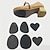 abordables Semelles-patins de chaussures antidérapants pour femme protection en caoutchouc antidérapant mariage / décontracté / quotidien 1 / 2 / 3 / 4 --1 paire