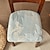 abordables Funda para silla de comedor-fundas de asiento para sillas de comedor fundas de asiento de silla estampadas elásticas juego de 2 fundas de asiento de silla tapizadas lavables extraíbles fundas de cojín para cocina oficina