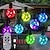 cheap LED String Lights-Globe String Lights Outdoor 15m 25LEDs 20Modes Patio Lights with 25 Waterproof Shatterproof RGB Color Changing Bulbs(2 Spare) G40 Globe String Lights for Outside Backyard Porch Balcony Party Decor