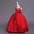 preiswerte Partykleider-Kinder Wenig Mädchen Kleid Einfarbig Blume A Linie Kleid Party Besondere Anlässe Pailletten Bestickt Weiß Champagner Rote Midi Ärmellos Prinzessin nette Art Kleider Frühling Sommer Schlank 4-13 Jahre