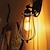 olcso Hagyományos izzók-8db t45 vintage edison izzólámpa 40w szabályozható antik csőszálas meleg fehér e26/e27 borostyán lámpa otthoni világítótestekhez dekoratív ac220v ac110v