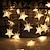 billige LED-stringlys-10m 80leds fairy star lysstreng fjernkontroll 8 moduser vanntett bryllupsfest hage uteplass soverom hjem ferie juledekorasjon