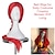 billiga Kostymperuk-lång röd flätad peruk röd jessie cowgirl peruk för kvinnor 95 cm lång sally peruk vuxen outfit