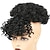 cheap Bangs-Afro High Puff Hair Bun Drawstring Ponytail With Bangs Short Kinky Curly Pineapple Pony Tail Clip in on