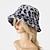 billiga Damhattar-nya vinter bucket hattar fluffig päls män kvinnor panama hatt mode varm fiskare mössa flerfärgad leopardtryckt hatt