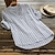 cheap Basic Women&#039;s Tops-Women&#039;s Blouse Cotton Button Front Stripes Light Summer Light Blue Black khaki Light Grey