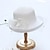 זול כובע מסיבות-כובעים ביגוד לראש פּוֹלִיאֶסטֶר טול כובע דלי כובע קש כובע שמש קזו&#039;אל חגים אלגנטית עם פפיון צבע טהור כיסוי ראש כיסוי ראש