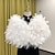 cheap Faux Fur Wraps-White Faux Fur Wraps Shawls Bolero Bridal‘s Wraps Ladies Elegant &amp; Luxurious Keep Warm Sleeveless Faux Fur Wedding Wraps With Feathers / Fur For Formal Winter