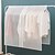 cheap Garment Bag &amp; Cover-Hanging Garment Dust Cover Translucent Coat Suits Protector Clothes Storage Bag Organizer dust-proof Covers Waterproof