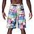 cheap Swim Trunks &amp; Board Shorts-Men&#039;s Swim Trunks Swim Shorts Quick Dry Board Shorts Bathing Suit with Pockets Drawstring Swimming Surfing Beach Water Sports Stripes Summer