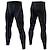 cheap Men&#039;s Active Pants-Men&#039;s Compression Pants Running Tights Leggings Base Layer Athletic Athleisure Spandex Breathable Quick Dry Moisture Wicking Fitness Gym Workout Running Sportswear Activewear Navy Black White