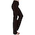cheap Yoga Pants &amp; Bloomers-Women&#039;s Yoga Pants Drawstring Flare Leg Breathable Quick Dry Moisture Wicking Zumba Yoga Fitness Bottoms White Black Green Modal Plus Size Sports Activewear Stretchy Loose Fit  Street Casual