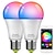 tanie Żarówki inteligentne LED-6 sztuk 10w wifi inteligentna żarówka led współpracuje z alexa&amp;amp; ściemnianie google a19 a60 e26 e27 zmiana koloru rgbcct nie wymaga piasty
