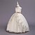 preiswerte Partykleider-Kinder Wenig Mädchen Kleid Einfarbig Blume A Linie Kleid Party Besondere Anlässe Pailletten Bestickt Weiß Champagner Rote Midi Ärmellos Prinzessin nette Art Kleider Frühling Sommer Schlank 4-13 Jahre