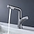 cheap Bathroom Sink Faucets-Bathroom Sink Faucet with Pull Out Spray,Brass Liftable 3-modes Electroplated / Painted Finishes Centerset Single Handle One Hole Lavatory Rotating Spout for Cold and Hot Water Bath Taps