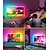 voordelige LED-stripverlichting-tv led backlight strip licht waterdicht usb rgb 5m 16.4ft met app bluetooth 16 miljoen kleur veranderende smd 5050 voor tv pc monitor gaming kamer 5v