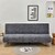 abordables Futon Sofa Cover-Funda elástica para futón, funda para sofá, sofá elástico sin brazos, tela escocesa geométrica de alta elasticidad para las cuatro estaciones, tela supersuave universal