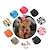 abordables Vêtements pour chiens-chapeau de chien-casquette de baseball pour animaux de compagnie/chapeau de sport pour chiens/casquette de visière avec trous d&#039;oreille et mentonnière pour petits chiens par happy hours (s, m, l, xl)