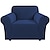 billige Lenestoldeksel og armløst stolomslag-stretch stol sofa slipcover 1-delt sofa sofatrekk lenestoltrekk møbelbeskytter myk med elastisk bunn for barn, kjæledyr. spandex jacquard stoff små ruter salvie grønn