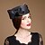 voordelige Feesthoeden-Wol / Kristal / Stof Kentucky Derby Hat / kroon tiara&#039;s / hoed met 1 Bruiloft / Speciale gelegenheden  / Feest / Uitgaan Helm