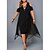 cheap Midi Dresses-Women&#039;s Plus Size Holiday Dress Solid Color V Neck Ruched Short Sleeve Fall Spring Basic Casual Sexy Midi Dress Daily Weekend Dress / Cotton / Mesh