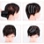 olcso Frufruk-Női Szintetikus haj Hajpótlók Egyenes 100% kézi csomózású Divatos dizájn / Puha / Parti Buli / Este / Hétköznapi viselet