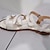 Χαμηλού Κόστους Γυναικεία Σανδάλια-Γυναικεία Σανδάλια Μπόχο Ρωμαϊκά παπούτσια Μεγάλα Μεγέθη Καθημερινά Παραλία Συμπαγές Χρώμα Μονόχρωμο Καλοκαίρι Επίπεδο Τακούνι Ανοικτή μύτη Καθημερινό Μινιμαλισμός Περπάτημα Φο Δέρμα Μοκασίνια Λάστιχο