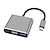 billige USB-hubber og -brytere-LITBest USB 3.0 USB C Huber 6 porter OTG USB-hub med HDMI 1.4 USB 3.0 USB C USB3.0*1 Strømforsyning Til